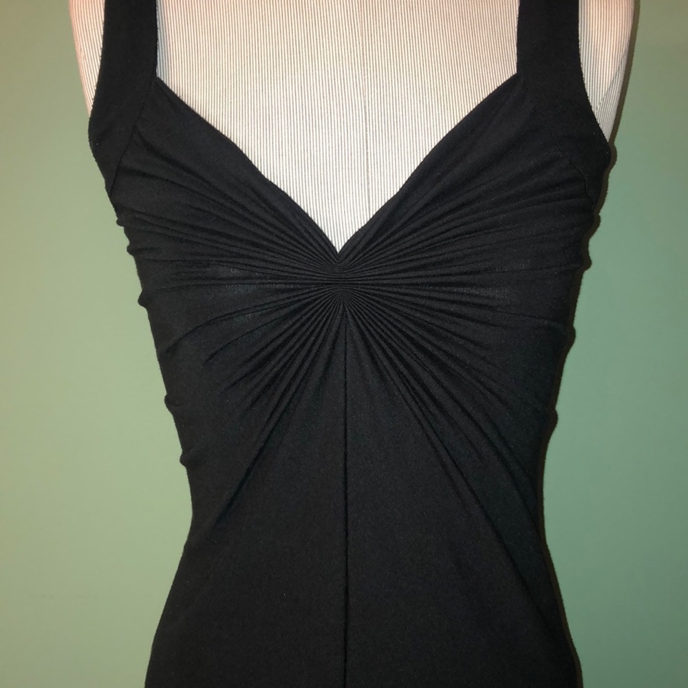Candie’s black scrunched sleeveless blouse size X-Small - Picture 3 of 7